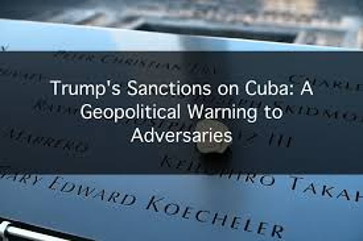 New Cuba Sanctions Expansion: Broader Targets, Secondary Risk, and Compliance Implications