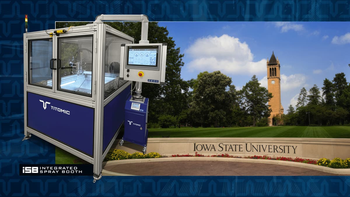 Titomic Receives Iowa State University Order for ISB-11 Cold Spray System