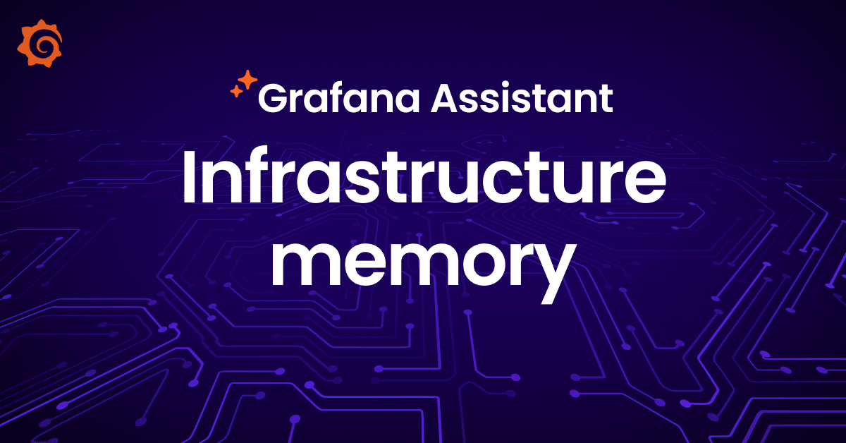 Faster Fixes, Less Context Sharing: How Grafana Assistant Learns Your Infrastructure Before You Even Ask
