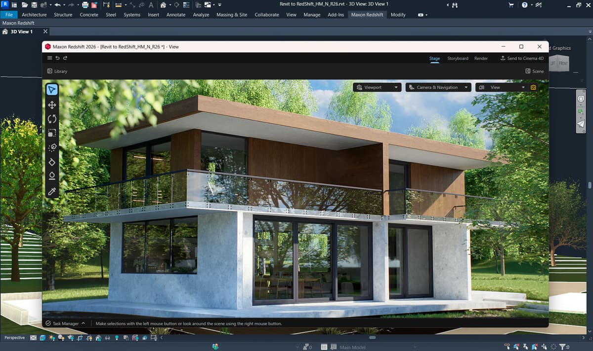 Maxon Launches Redshift for Revit