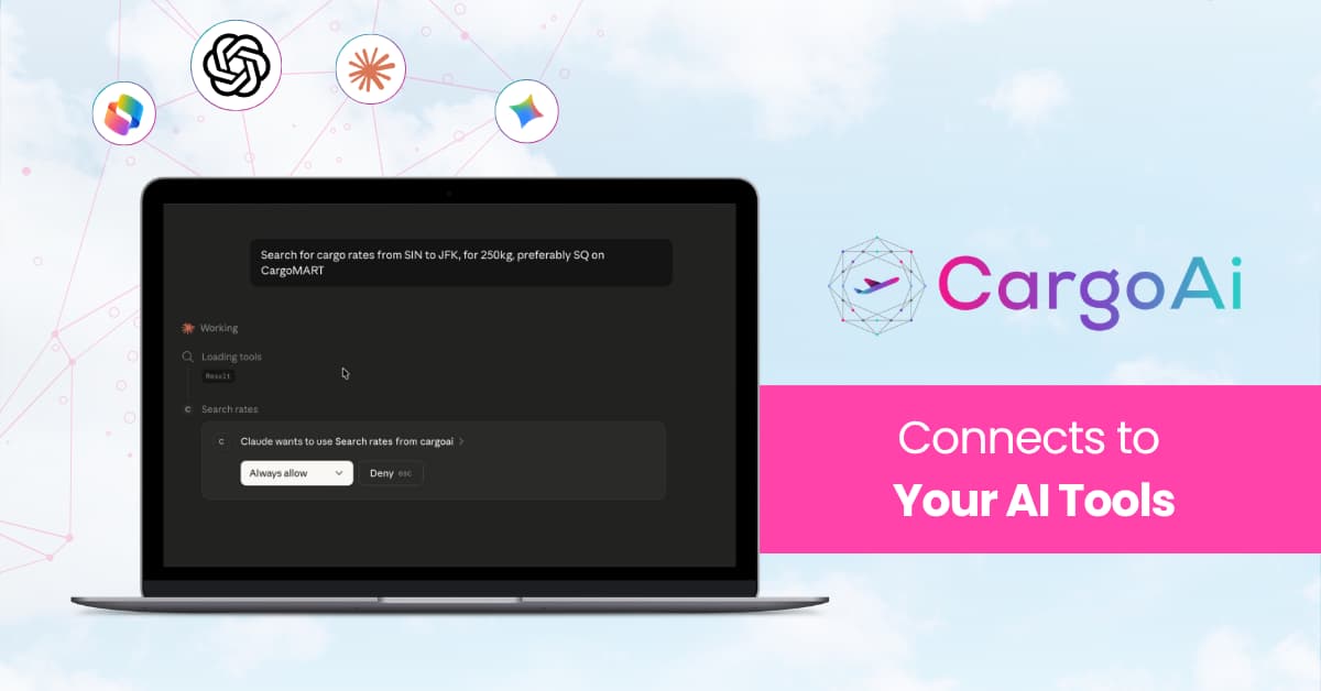 CargoAi Connects CargoMART Air Cargo Intelligence to AI Platforms