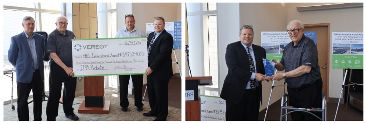 MBS International Airport Hosts Ribbon-Cutting to Celebrate Award-Winning Solar and EV Infrastructure Project