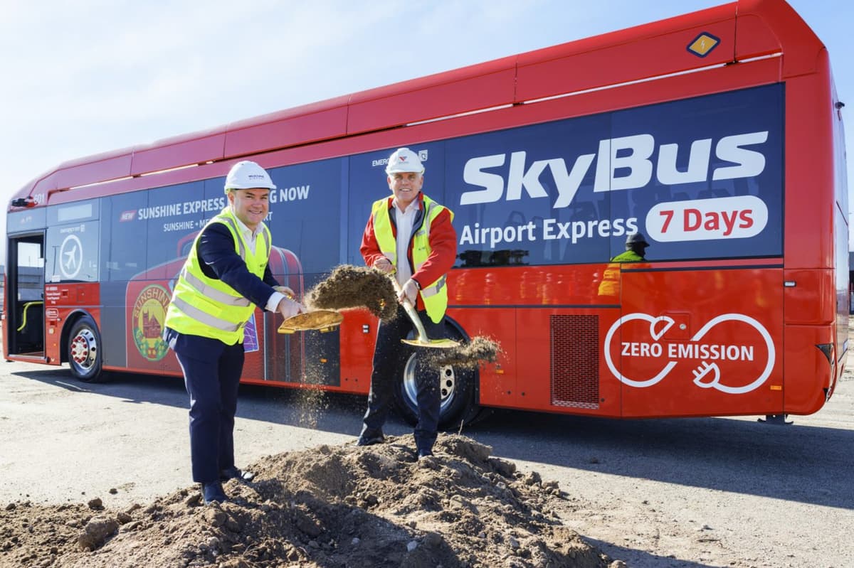 Ground Broken on Melbourne Airport’s New SkyBus Depot