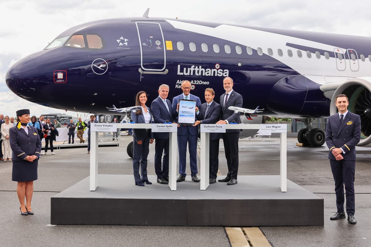 Airbus and Lufthansa Celebrate 50 Years of Partnership