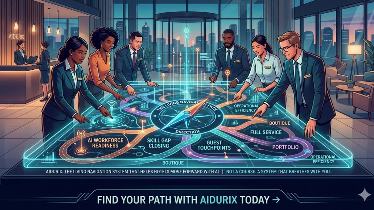 AIDURIX: The Living Navigation System That Helps Hotels Actually Move Forward With AI