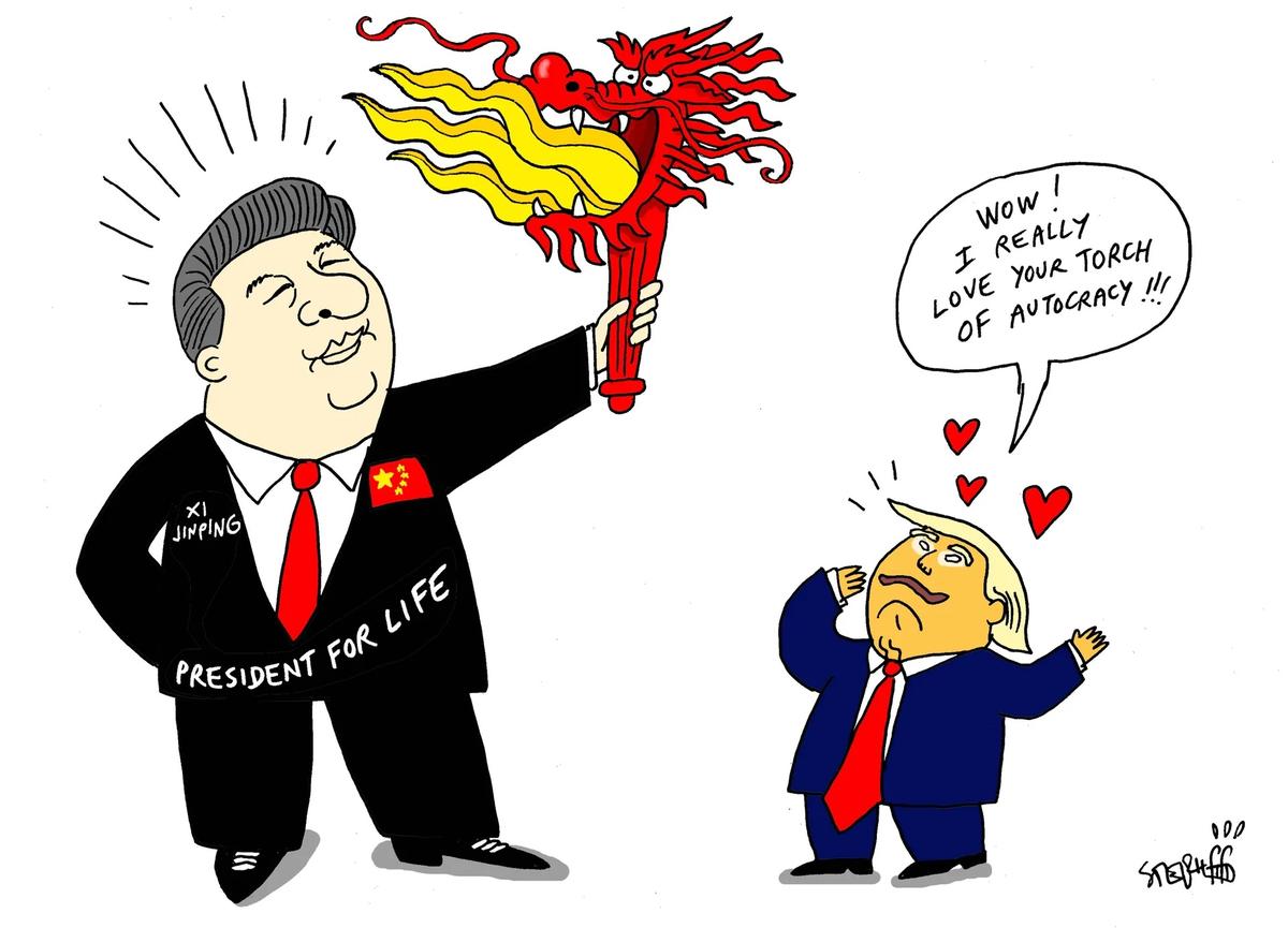 Trump’s Coming Kowtow to Chinese Dictator He Admires and Envies