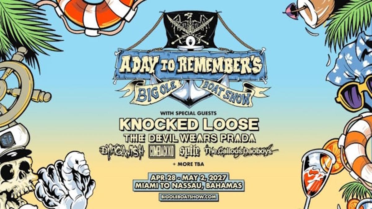 A DAY TO REMEMBER Announces 'A Day To Remember's Big Ole Boat Show' Cruise With KNOCKED LOOSE, THE DEVIL WEARS...