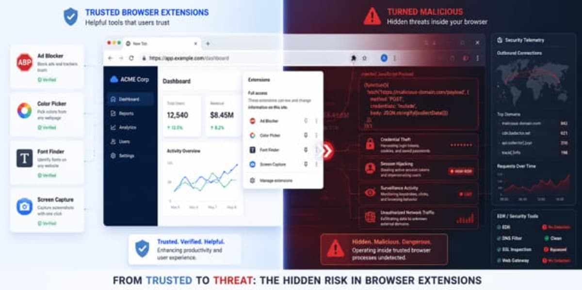 7AI Uncovers Browser Extension Campaign Evading EDR Defenses