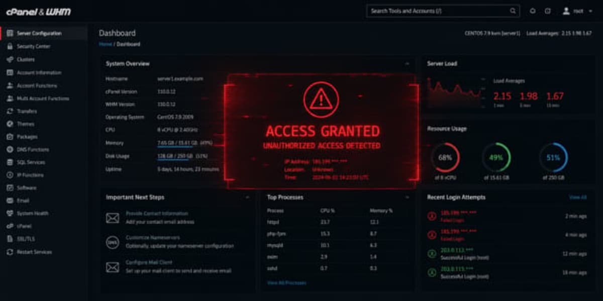 CPanel Vulnerability Exposes Servers to Takeover