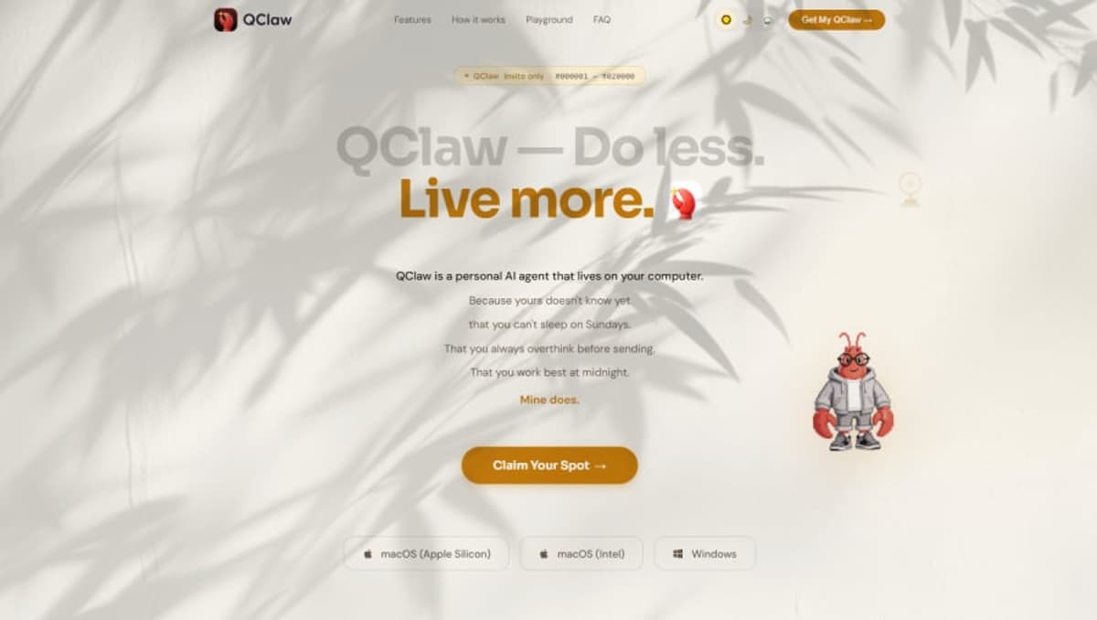 Tencent Launches QClaw AI Agent Beta to Global Users on Windows, Mac