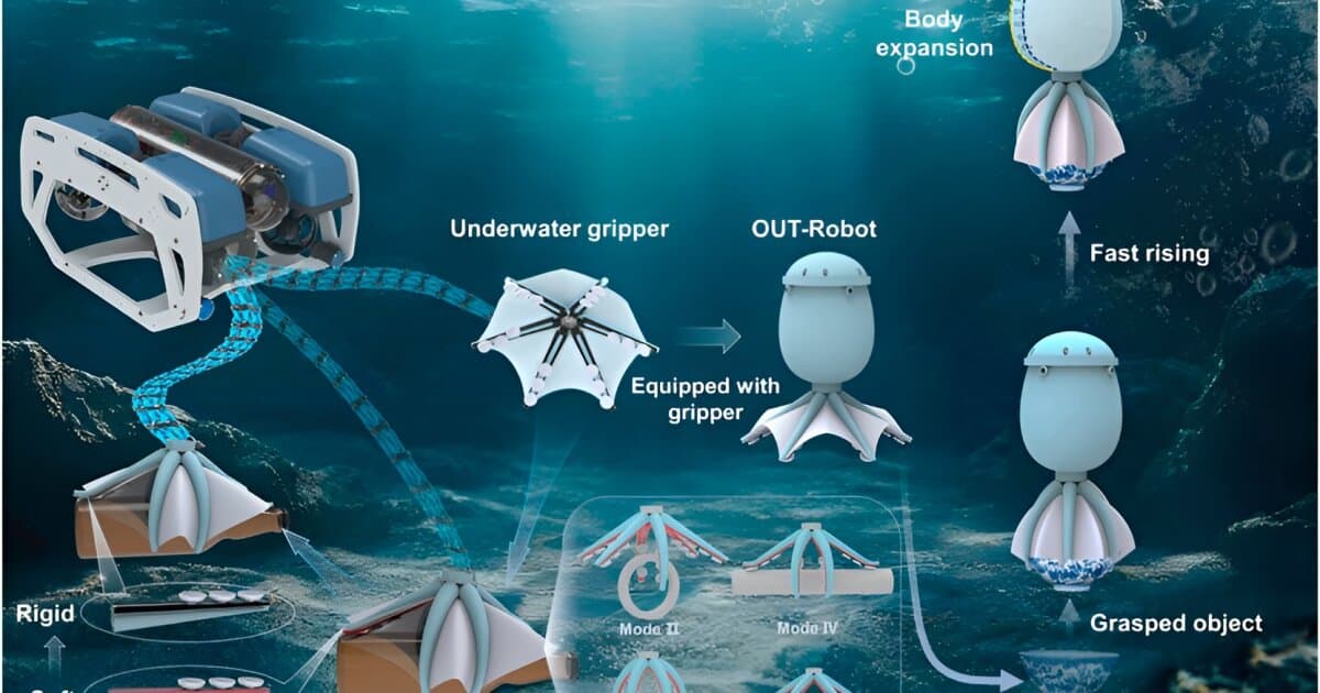 Robo-Octopus Gripper Goes Limp to Grapple, Stiffens to Lift