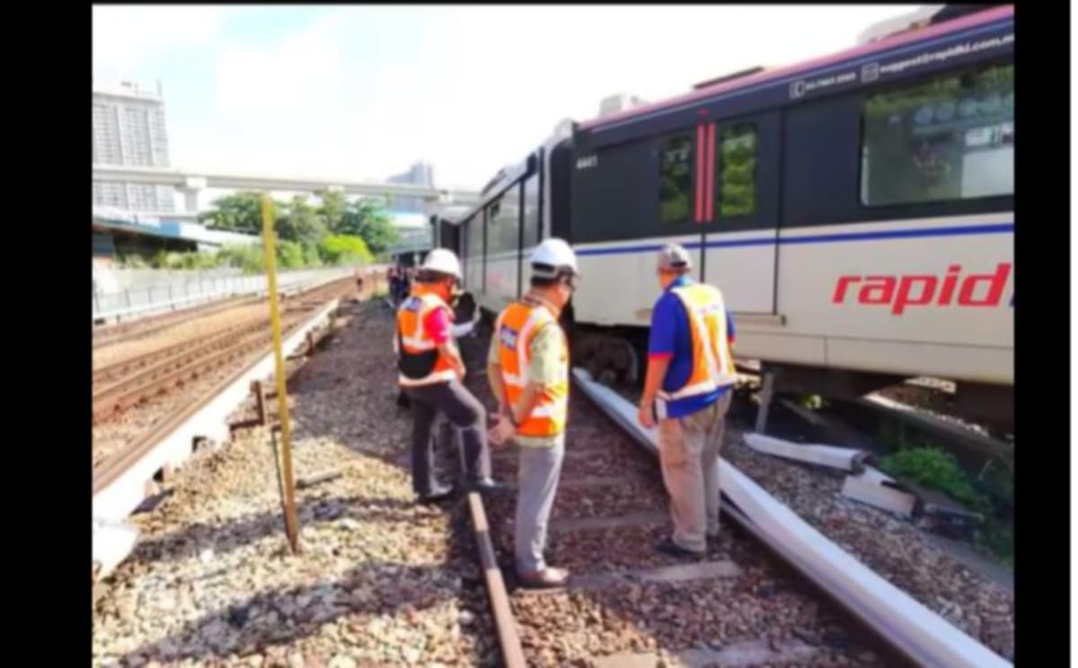 APAD Opens Probe Into LRT Derailment Near Chan Sow Lin Station