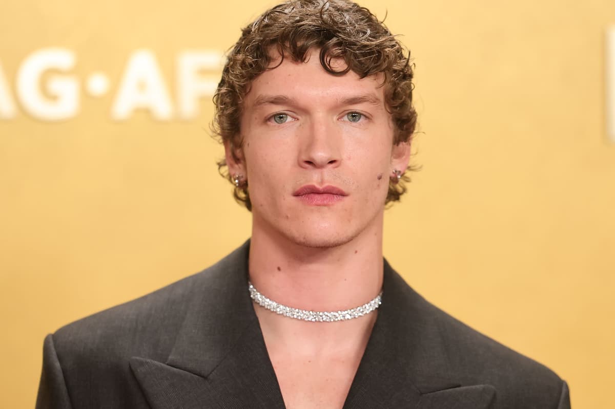 Connor Storrie Is Bringing the Choker Back at SAG Actor Awards 2026 — See Photos