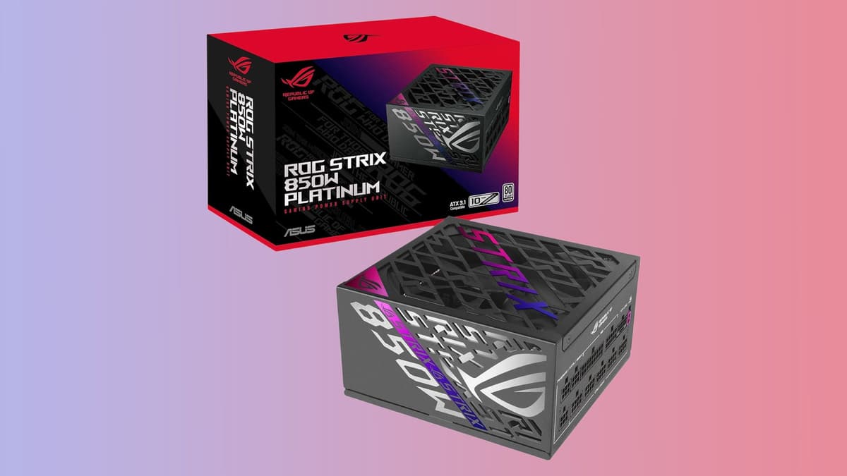 This Beefy 850W Asus ROG Strix 80+ Platinum PSU Is a Third Off From Amazon