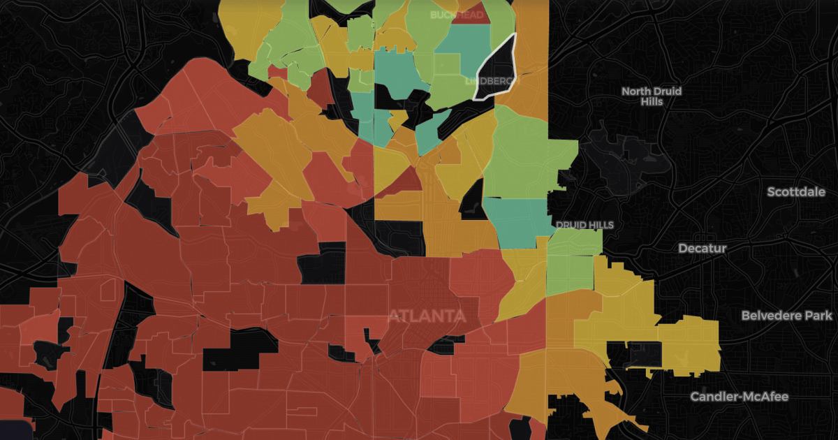 Interactive Map Shows Home-Value Disparity Across ATL Neighborhoods
