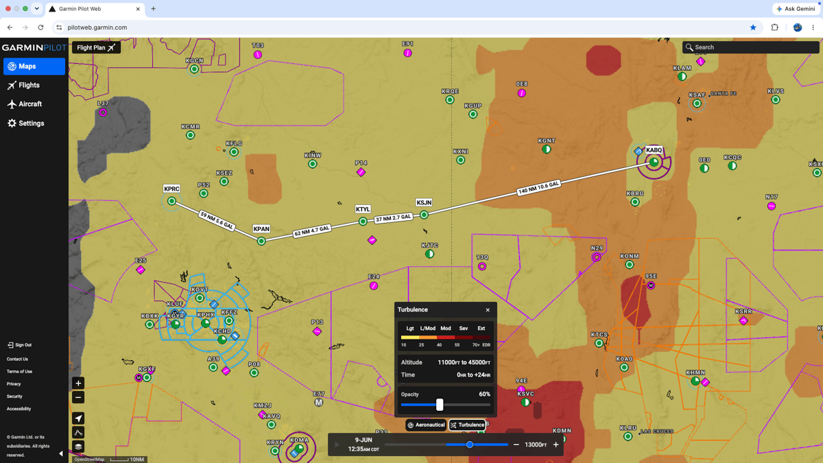Garmin Pilot Adds New Weather Tools