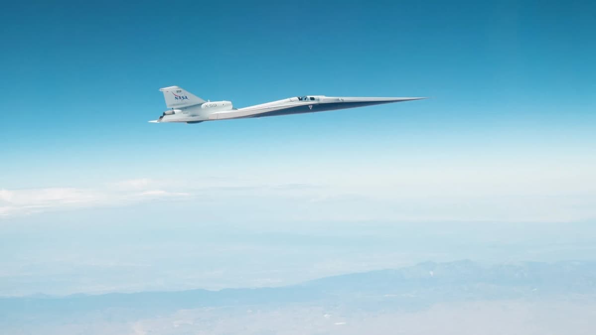 NASA X-59 Hits Planned Supersonic Test Conditions
