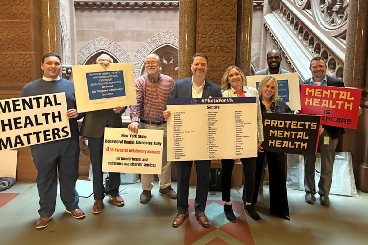 New York Behavioral Health Advocates Rally at Capitol, Win Support of 100+ Legislators for Critical Funding Increase