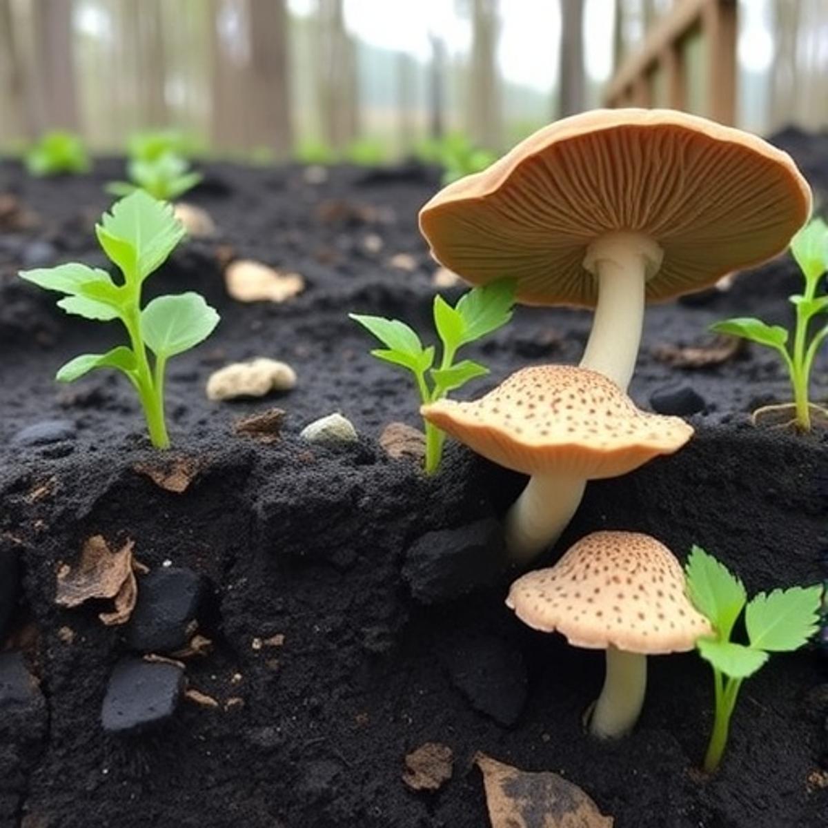 Biochar and Beneficial Fungi Collaborate to Rehabilitate Soils Degraded by Coal Mining