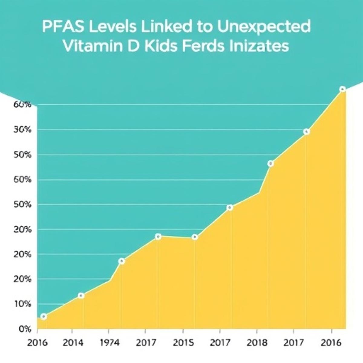 PFAS Levels Linked to Unexpected Vitamin D Trends in Kids