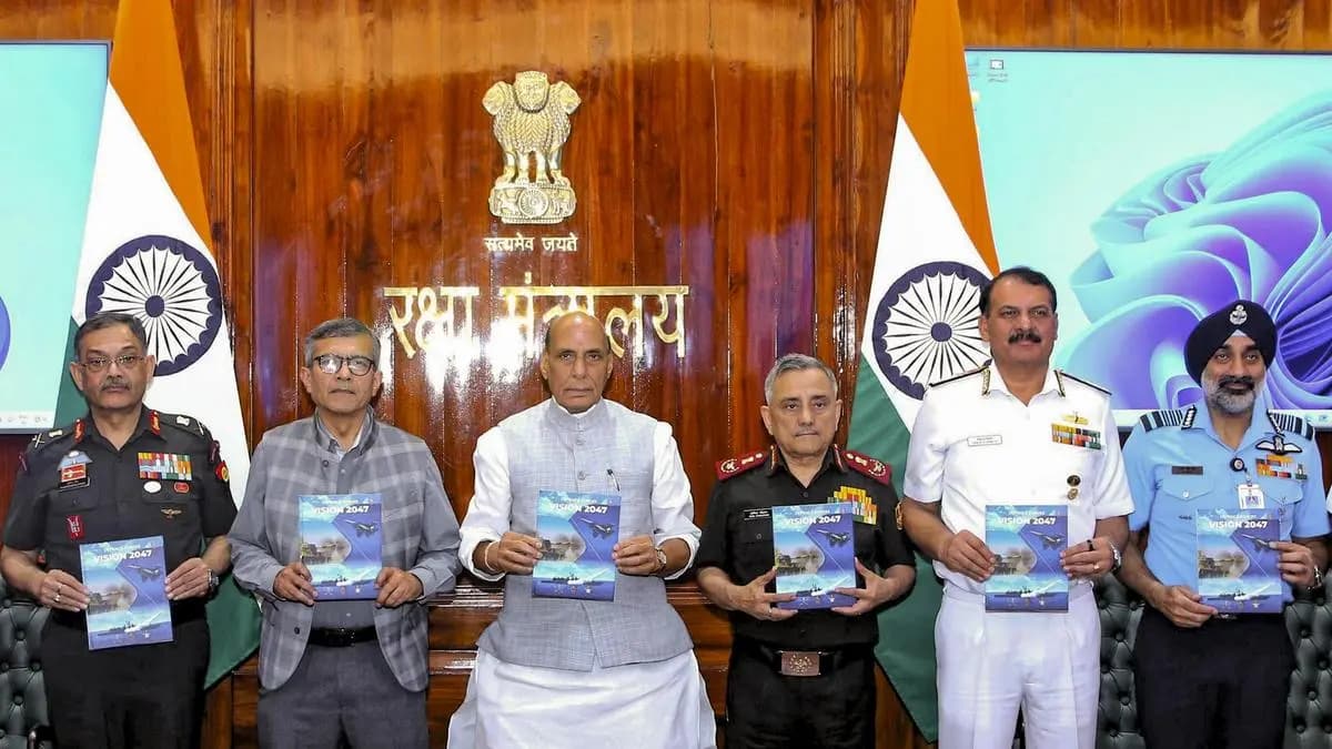 Defence Forces Vission 2047 Launched for Transforming Tri-Services