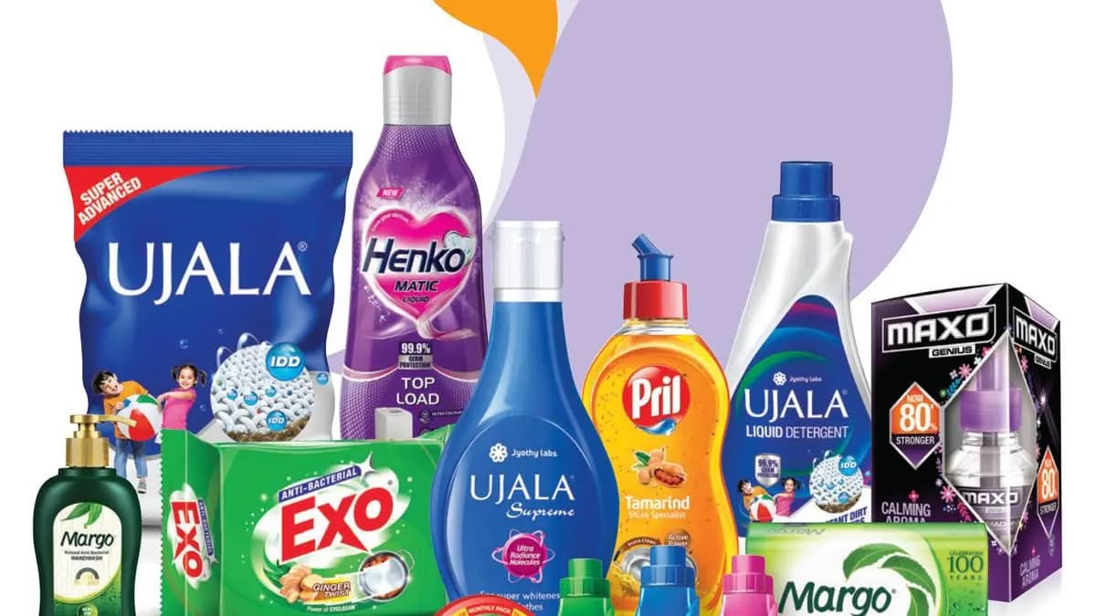 Jyothy Labs Q4 Profit Down 12.3% to ₹67.5 Cr, FY26 Revenue up 3.9% to ₹3,011.85 Cr