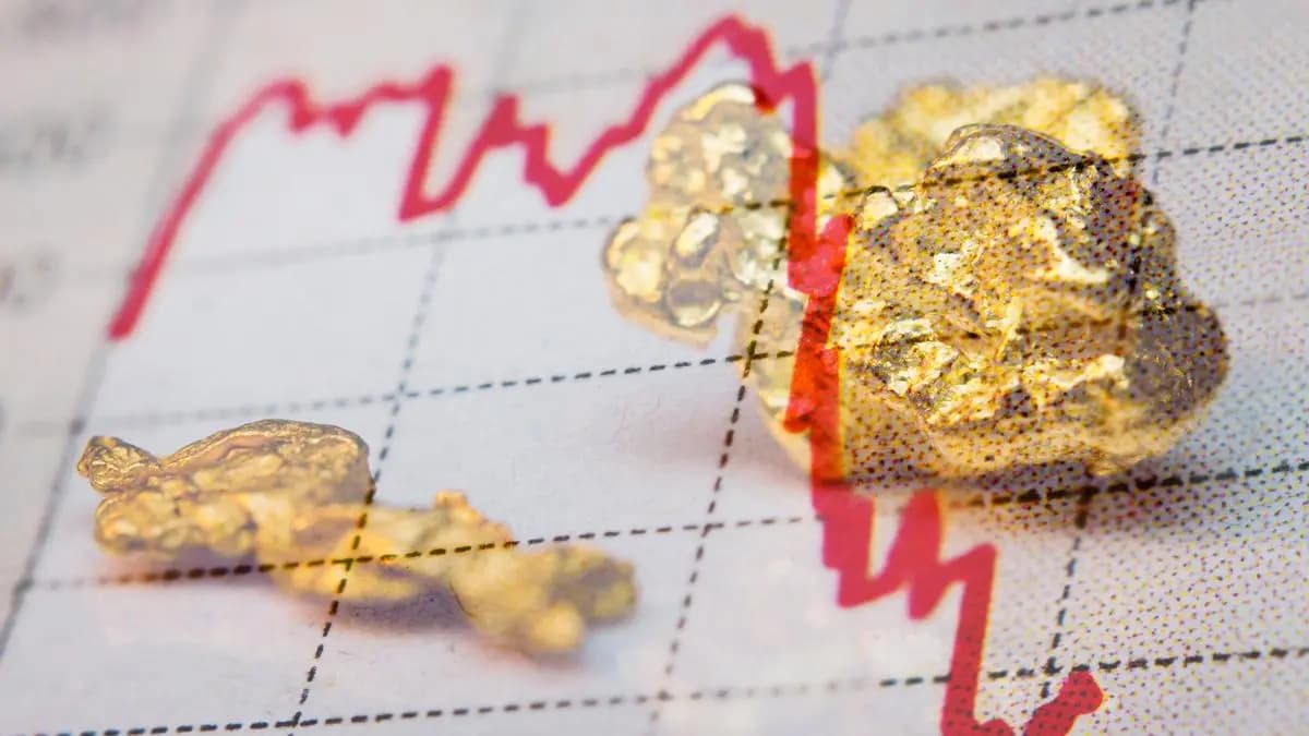 Gold Falls over 1% as Dollar Strengthens, Oil Surge Fuels Inflation Fears