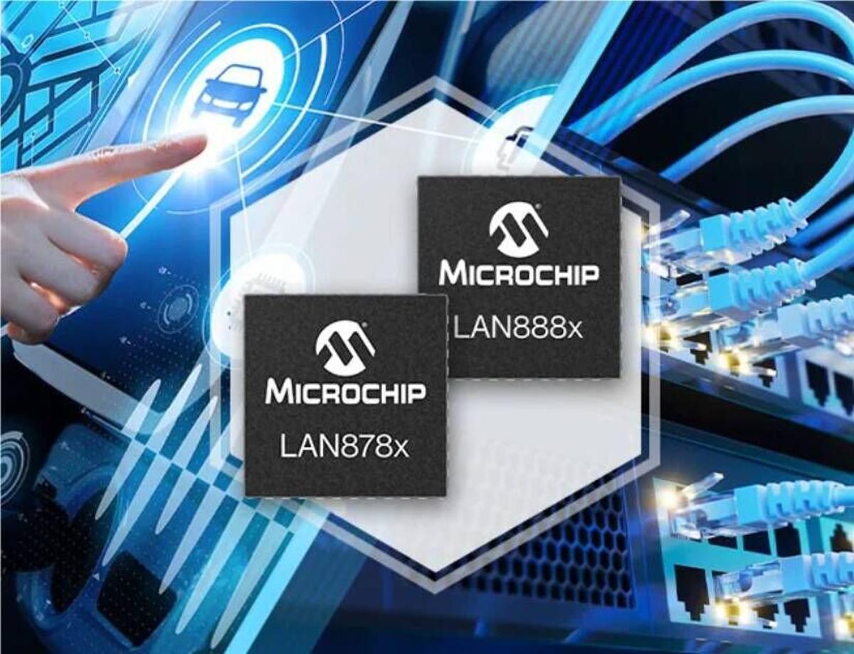 Microchip Launches Automotive SPE PHYs with MACsec Security