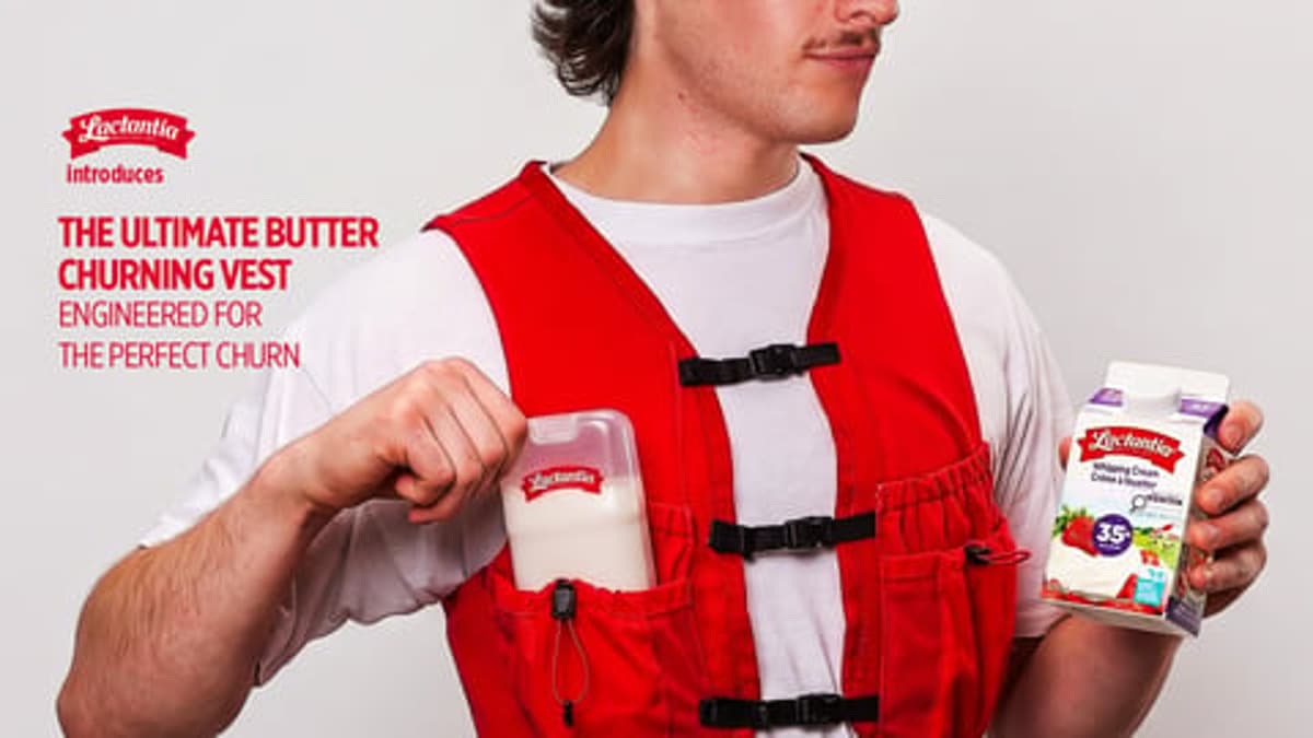 Lactantia Releases 'Ultimate Butter Churning Vest'