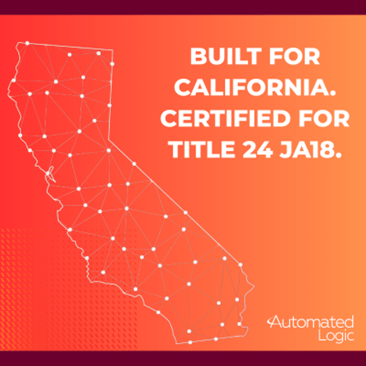 Automatic Logic Receives Title 24 JA18 Certification