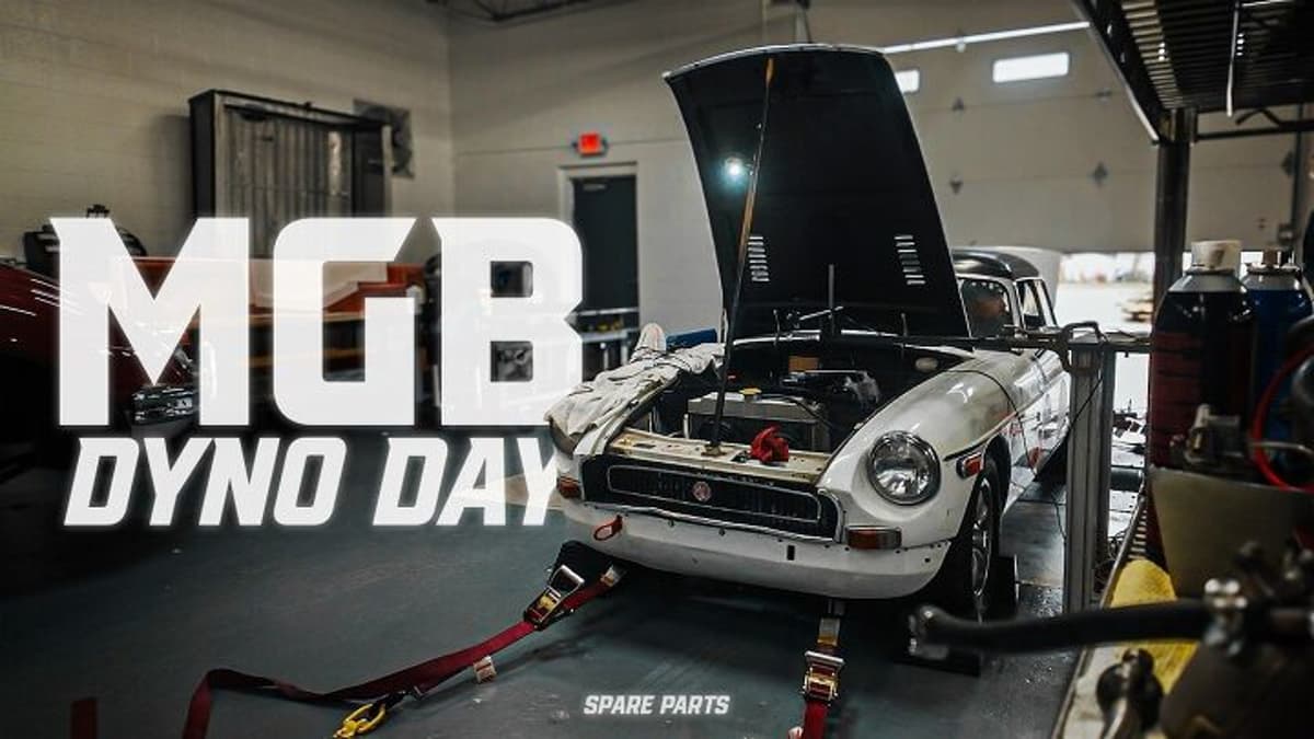 First Time On A Dyno -- Jon's 1971 MGB "Racecar"