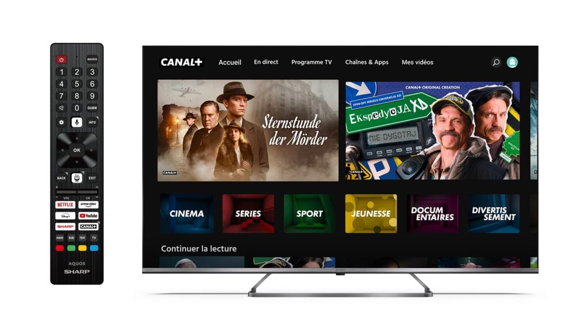CANAL+ App to Be Pre-Installed on Sharp TiVo TVs