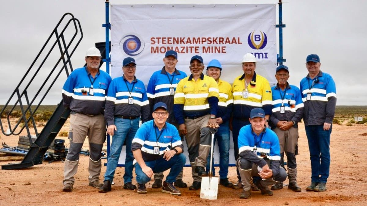SMM Breaks Ground on Western Cape Monazite Plant