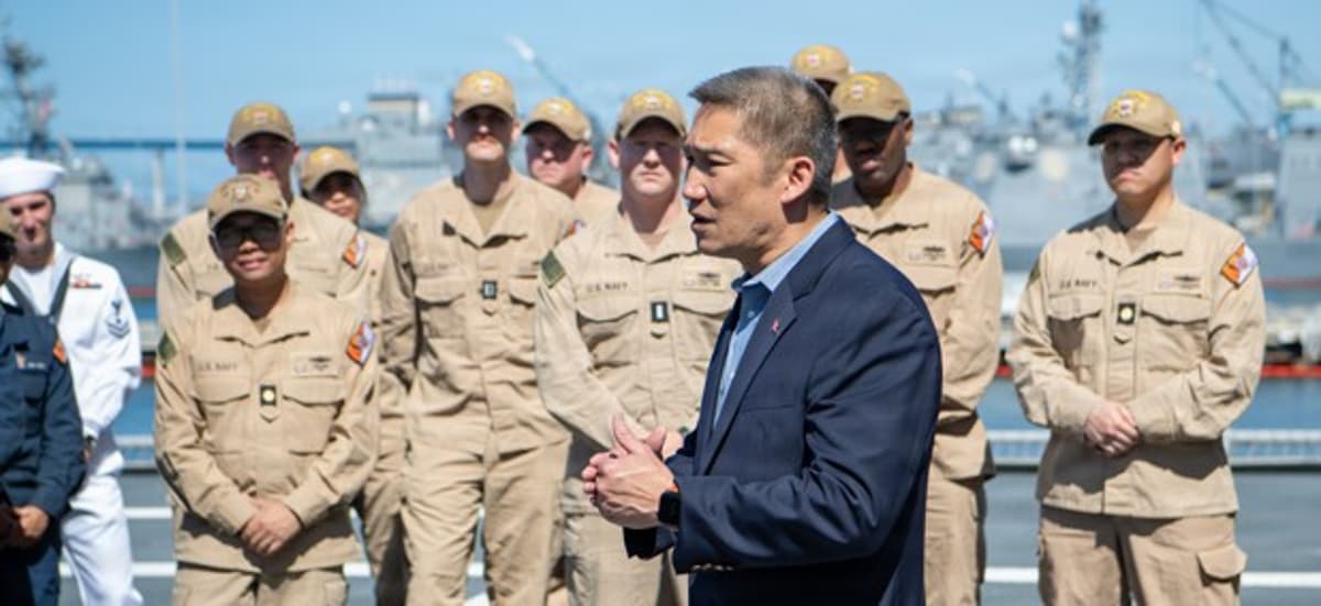 Acting SecNav: ‘I’m Not Going to Have My Son Go to War the Way I Did'