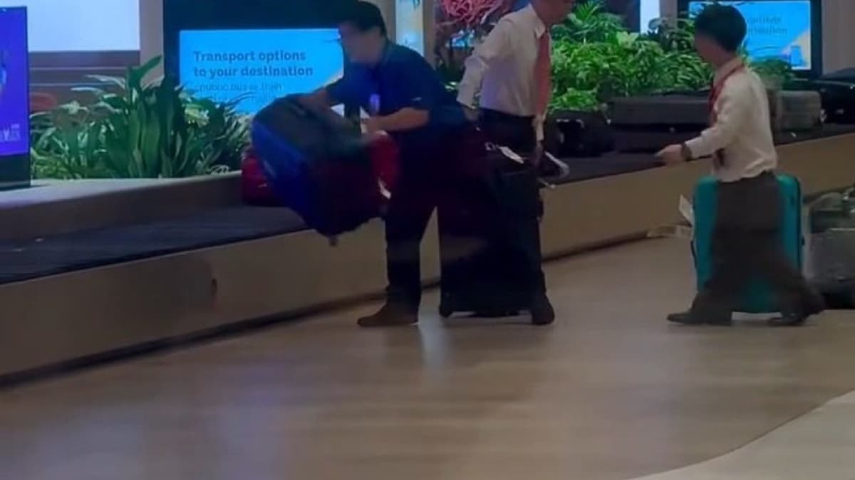 Singapore Firm Sorry After Changi Airport Baggage Handler Caught Tossing Luggage