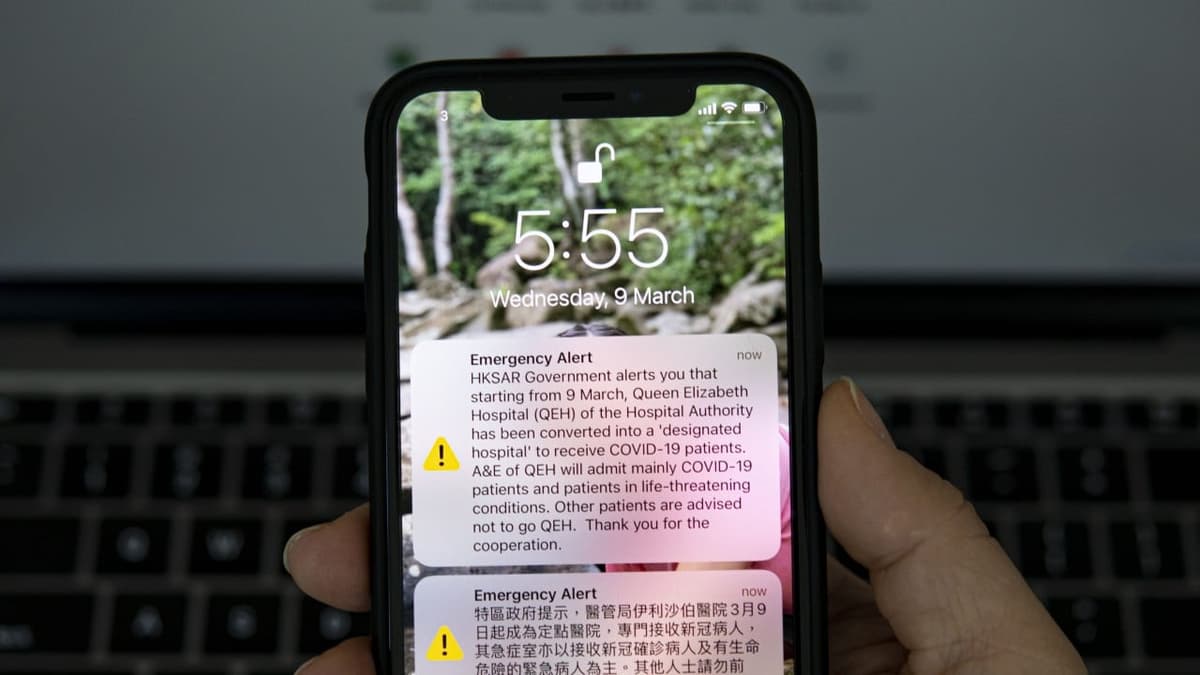 Hong Kong Cuts Emergency Mobile Alert Activation Time From 1 Hour to 15 Minutes