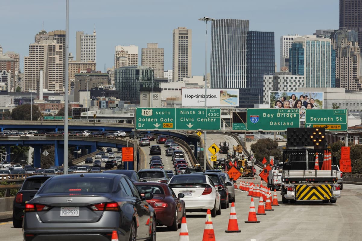 Empty I-80 Allows Caltrans to Repair Key San Francisco Bay Bridge Connector