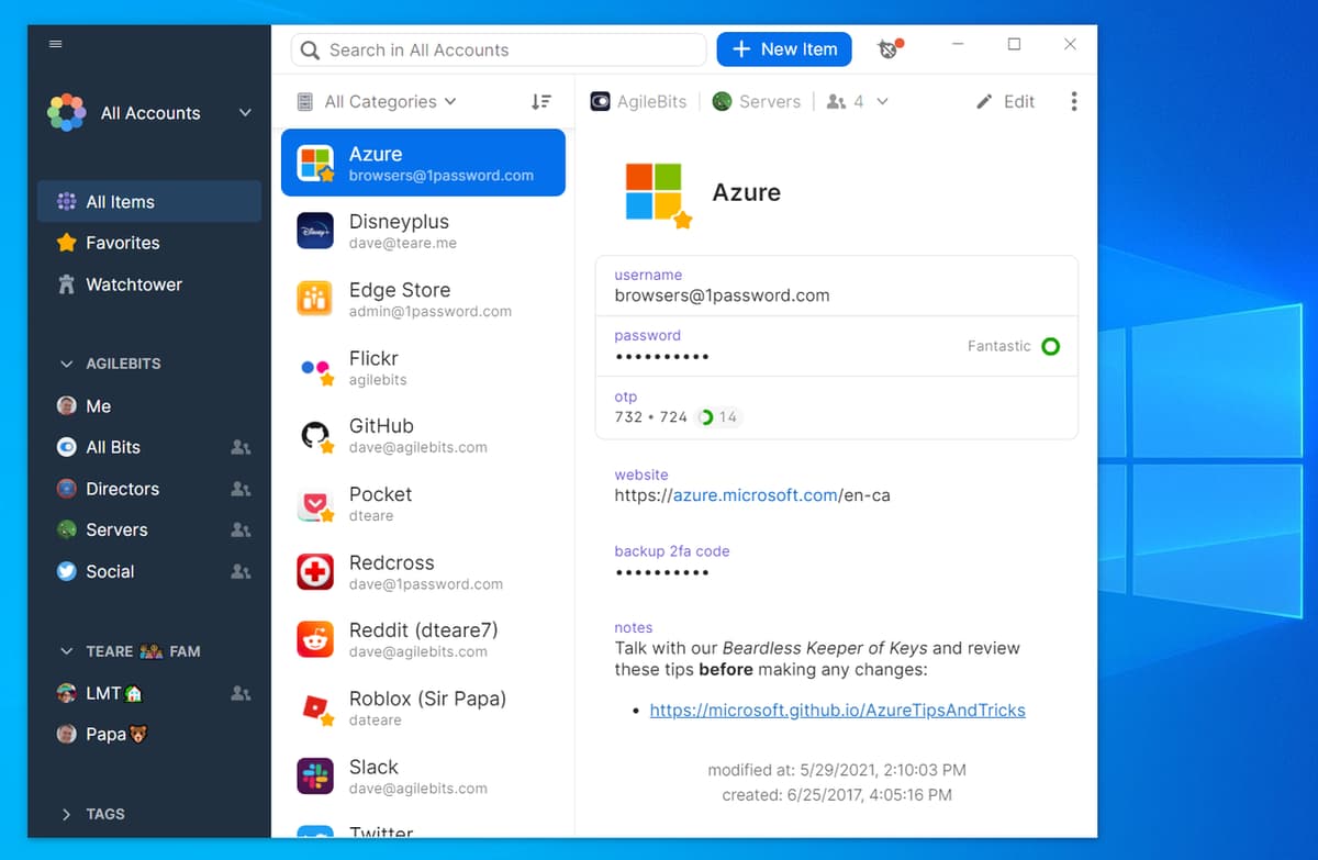 Windows 11 Boosts Security Even Further by Adding Native 1Password Passkey Support