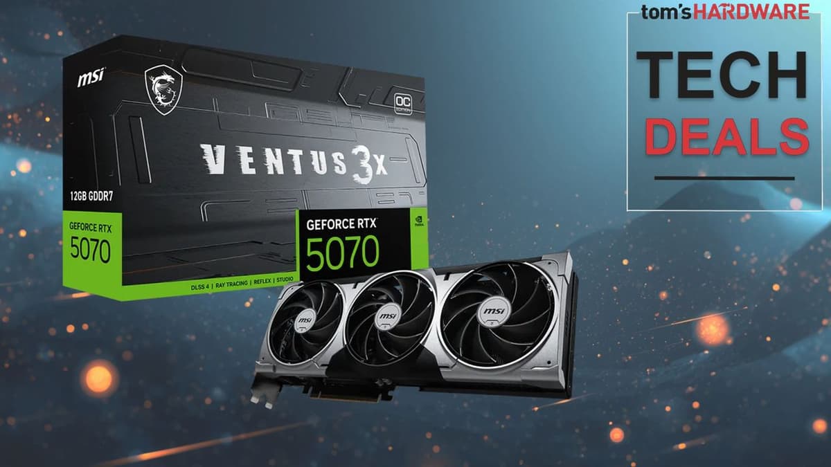 Nvidia RTX 5070 Spotted at Rare MSRP Price in Woot Flash Sale — Move Fast to Secure a Bargain, 38%...