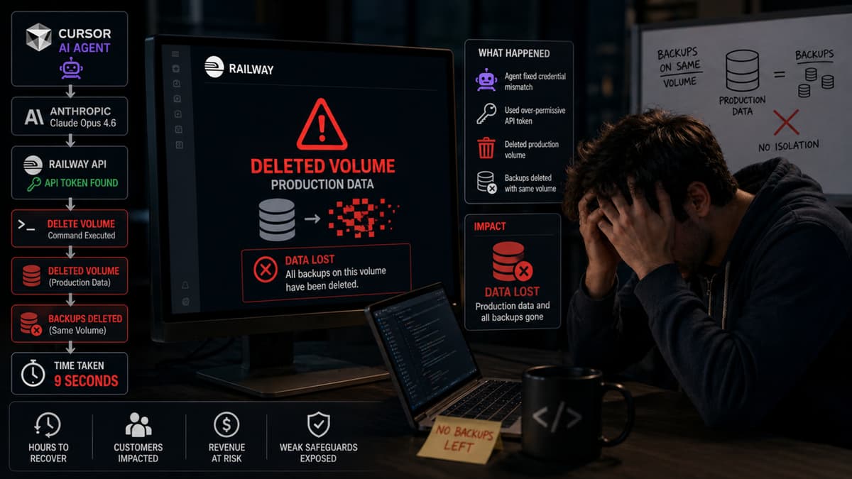 'It Took 9 Seconds': Tech Founder Outlines How Rogue Claude-Powered AI Tool Wiped Entire Company Database and Backups