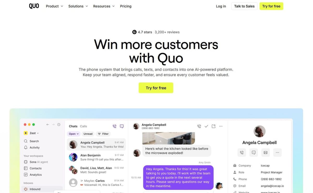 Modernize Your Business Communication for Less with Quo’s All-in-One Phone System