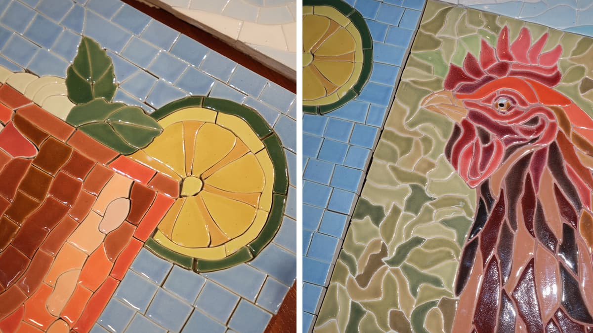 With Pecking Chickens and Tropical Cocktails, Massimiliano Locatelli Is Reviving the Millennia-Old Art of Mosaic Tile Murals