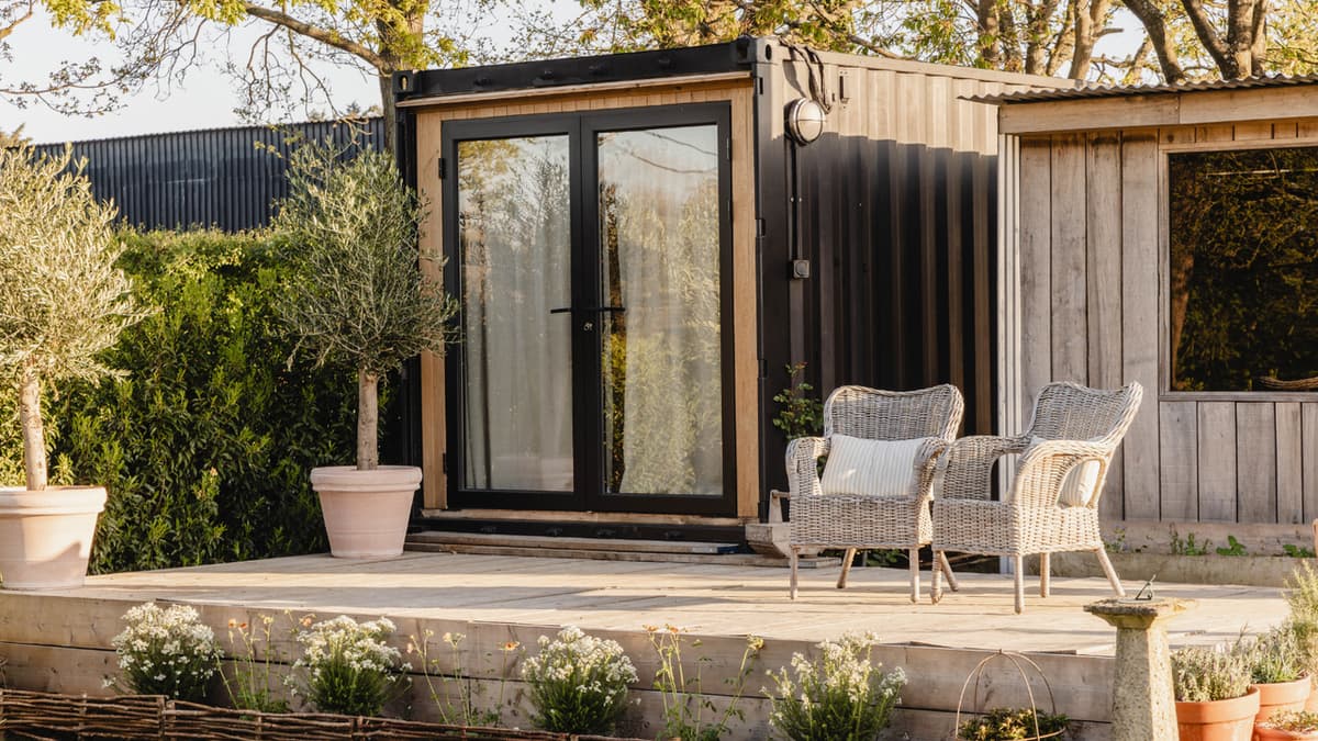 'I Transformed an Old Shipping Container Into a Budget-Friendly Garden Office' – Take a Look Inside This Creative Space