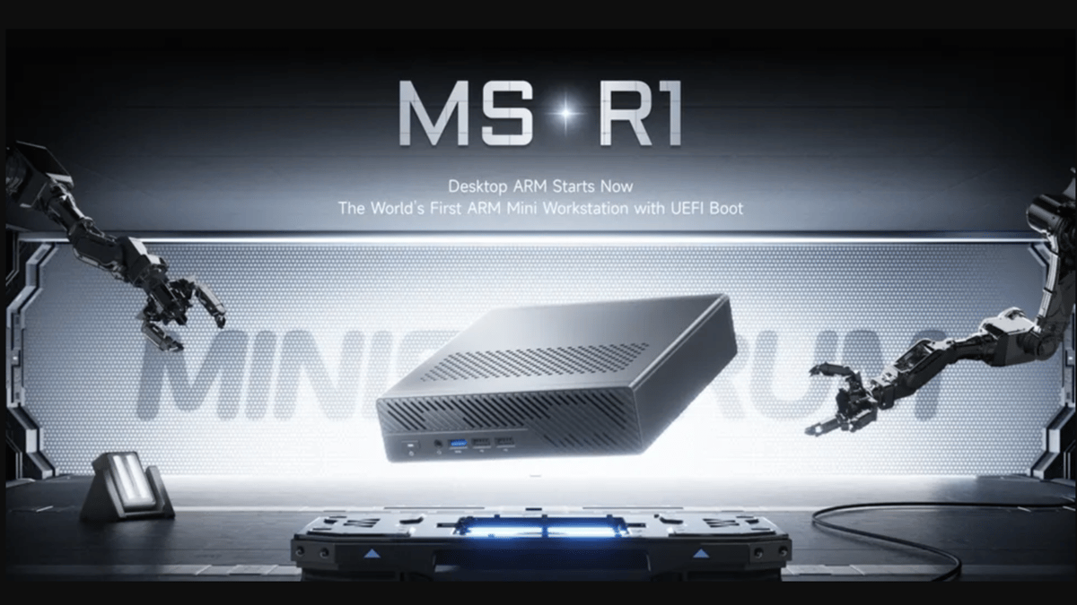 This ARM-Based Mini PC Sports a Full X16 PCIe Slot for Discrete GPUs - Minisforum Says "Desktop ARM" Starts Now,...