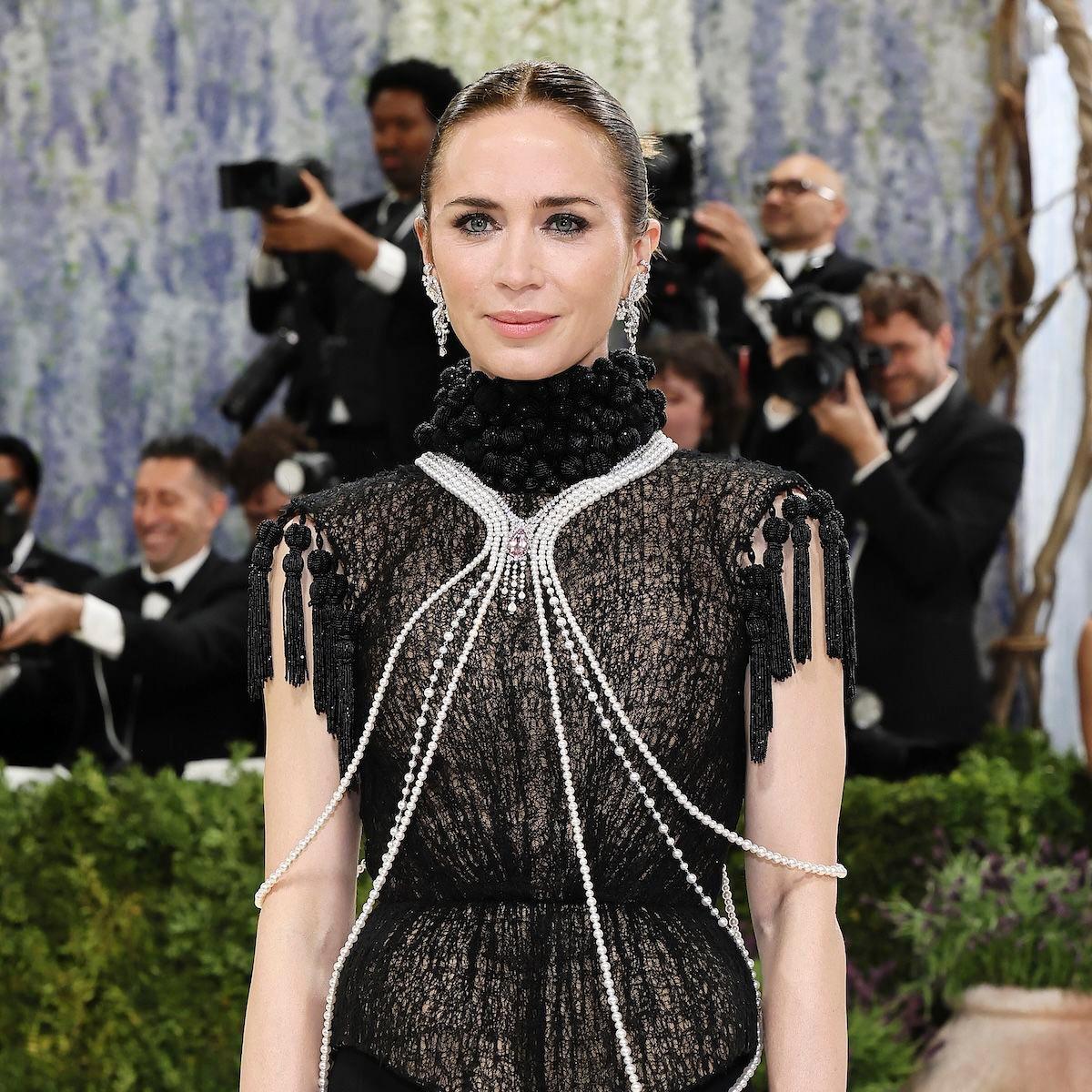 Emily Blunt's Met Gala Mani Was So Emily Charlton Coded—She Wore This $13 Essie Shade