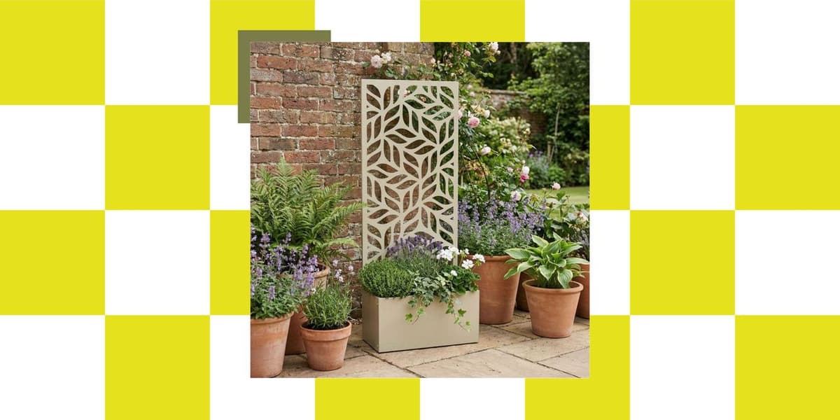 These Screens Are Such a Clever Way to Add Plants, Privacy, and a Touch of Pretty to Your Garden, All...