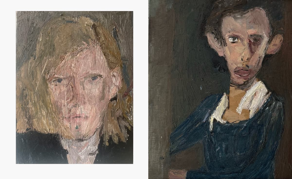 Emerging Artist Charlie Gosling Is Being Compared to Frank Auerbach. Discover His Haunting Portraits in London