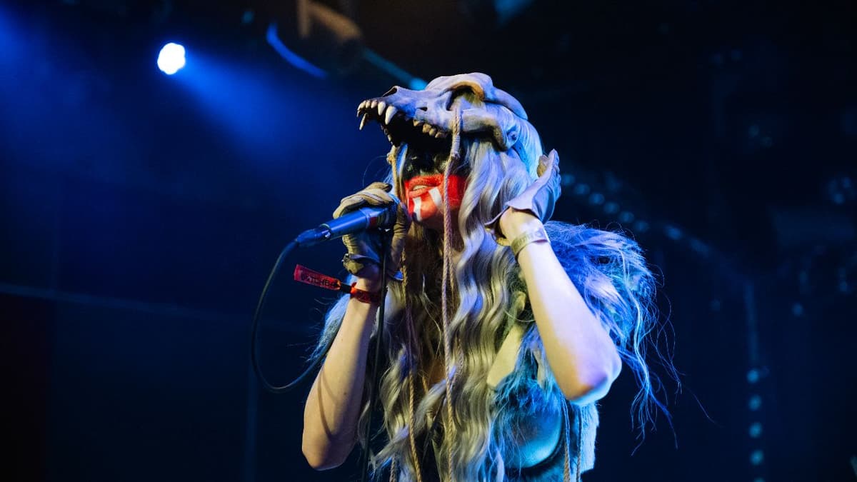 "She's Skipping, Spinning, Hollering and Slapping the Hell Out of Her Frame Drum when She’s Not Riling the Crowd Up."...