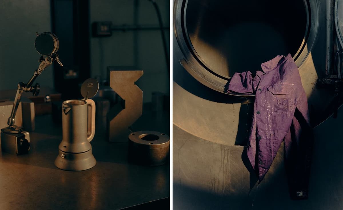 C.P. Company’s Milan Design Week Collaboration with Alessi Reimagines the Ritual of Morning Coffee, Complete with Clothes to Match