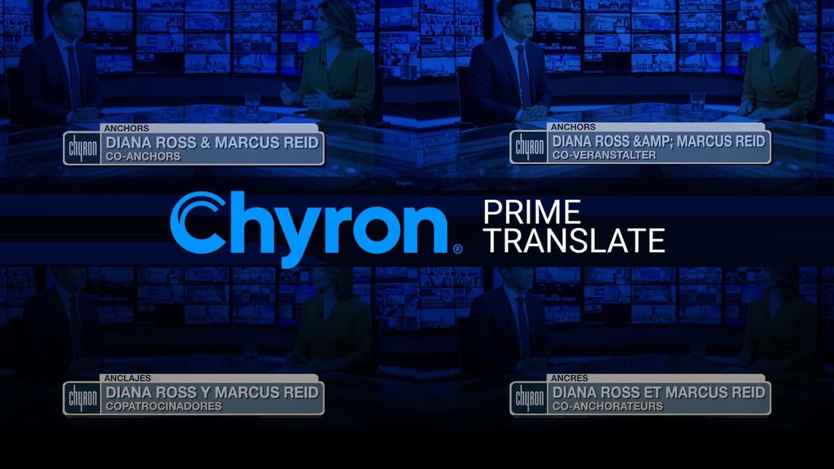Chyron Announces PRIME Translate